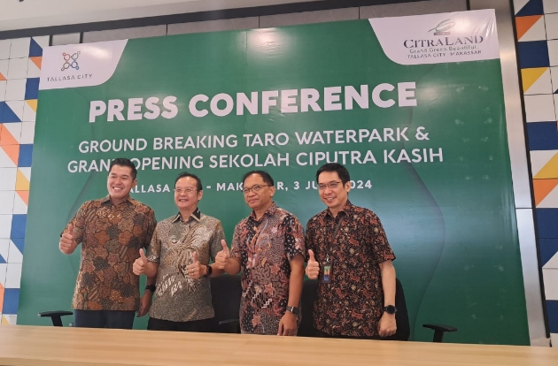 Pertama di Indonesia, Waterpark Tematik Petualangan Taro Hadir di Tallasa City