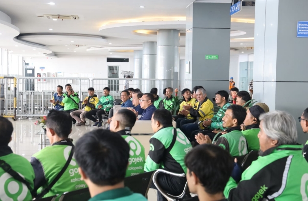 Pelindo Group Wilayah Makassar Gelar Pelatihan Safety Riding Ojek Online-Pangkalan