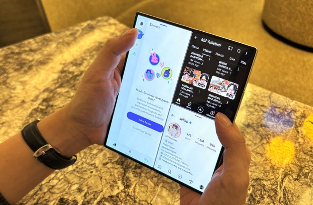 Content Creator Apipp Bagikan 3 Tips Produktif Pakai Galaxy Z Fold6