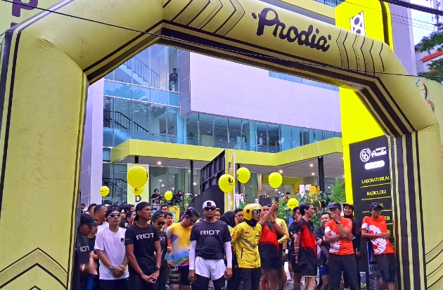 Prodia Healthy & Fun with Community Dimulai dari Makassar, Semarak Diikuti Ratusan Pelari