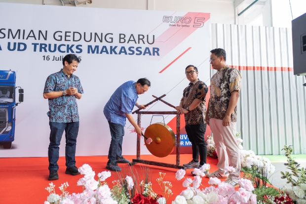 Dukung Industri Strategis di KTI, Astra UD Trucks Resmikan Fasilitas Baru di Makassar