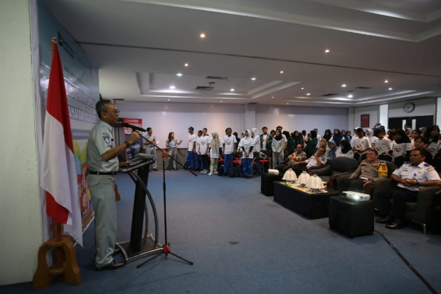 Jasa Raharja Sulsel Ajak Pelajar SMP Jadi Duta Informasi Keselamatan Lalu Lintas