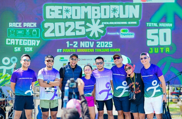 Melihat Keseruan Ribuan Pelari Bersenang-senang di Ajang Geromborun 2025