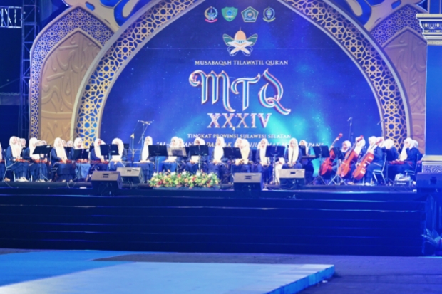 Ribuan Warga Padati Pembukaan MTQ XXXIV Sulsel di Maros