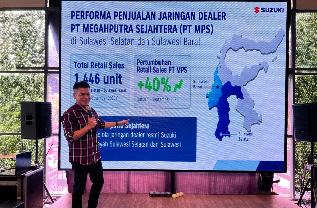 Jelang GIIAS Makassar 2026, Suzuki Ungkap Penjualan Tumbuh 39% di Sulsel