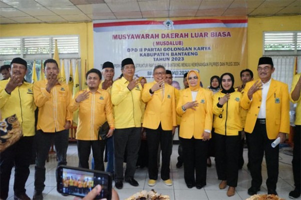 Aklamasi di Musdalub, Lies Siap Antar Golkar Raih 8 Kursi di Bantaeng