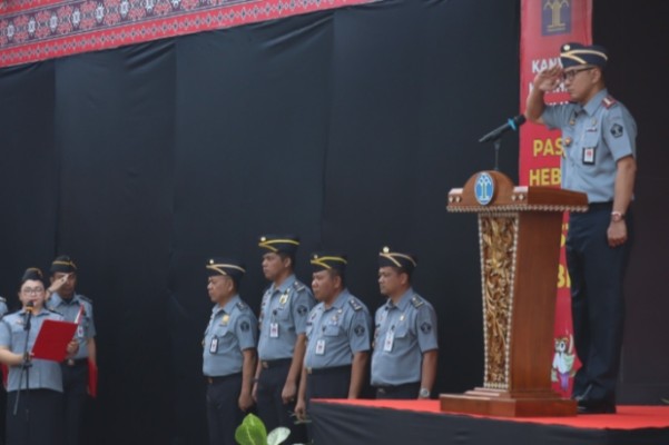 Kemenkumham Sulut Gelar Upacara Peringati Hari Kesaktian Pancasila
