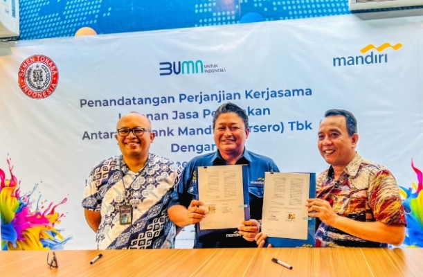 PT Semen Tonasa dan Bank Mandiri Perkuat Sinergi Lewat Kerja Sama Layanan Perbankan