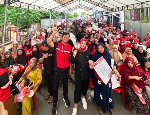 Warga Barombong Siap Menangkan Andi Tenri Uji di Pileg 2024