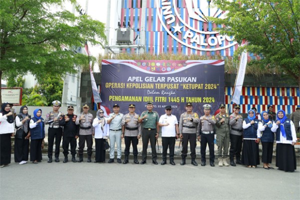 Pj Walikota Palopo Hadiri Apel Gelar Pasukan Ops Ketupat, Amankan Mudik dan Lebaran