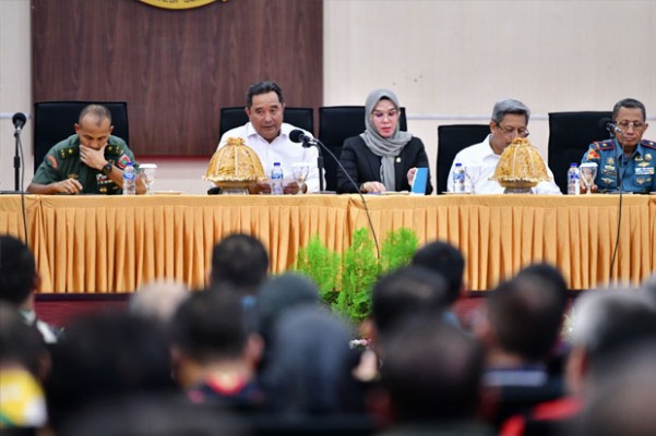 Pj Gubernur Sulsel Pimpin Rakor Pemantapan Pilkada Serentak 2024