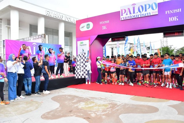 Palopo Runtourism 2024 Berlangsung Semarak dan Sportif