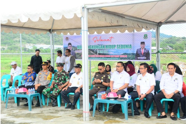Pemkab Sidrap Tanam Pohon Peringati Hari Lingkungan Hidup Sedunia