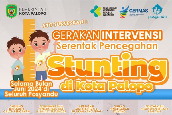 Bersama Cegah Stunting, Program Intervensi Serentak di Kota Palopo