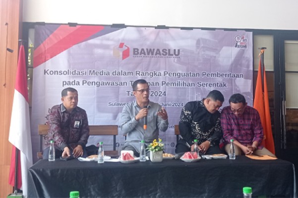 Bawaslu Sulsel Bangun Sinergitas dengan Media Awasi Pilkada Serentak 2024