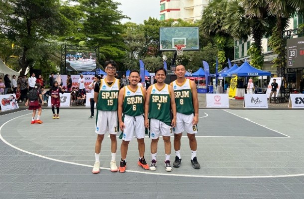 Dukung Pengembangan Olahraga, SPJM Ramaikan Makassar 3x3 Basketball Champion