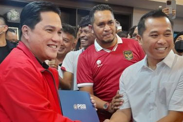 Erick Thohir Resmi Mendaftar Jadi Calon Ketua Umum PSSI