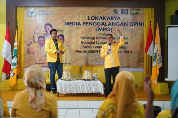 MPO Bakal Jadi Pasukan Angkatan Udara Golkar Barru