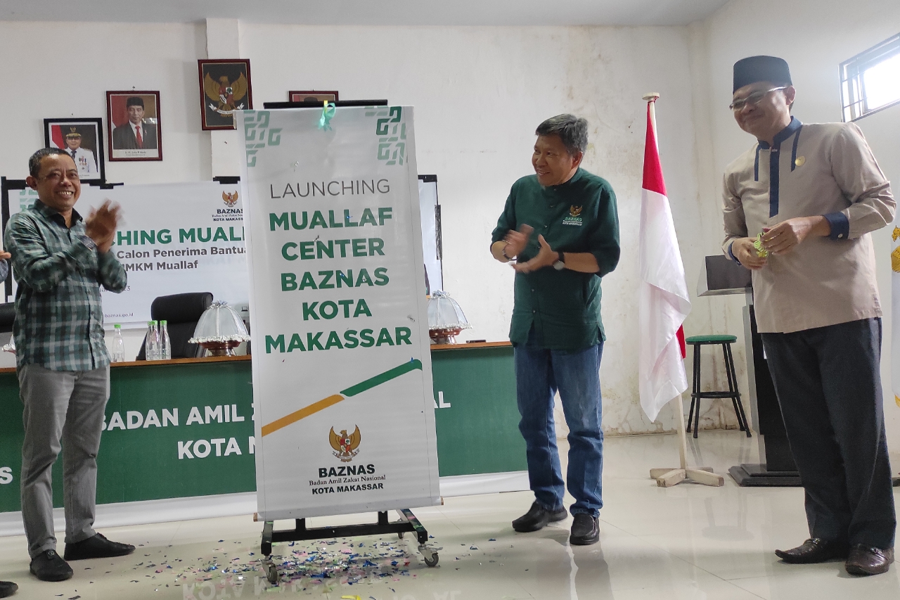 Luncurkan Mualaf Center, Baznas Makassar Siap Beri Pendampingan Ekonomi hingga Spiritual