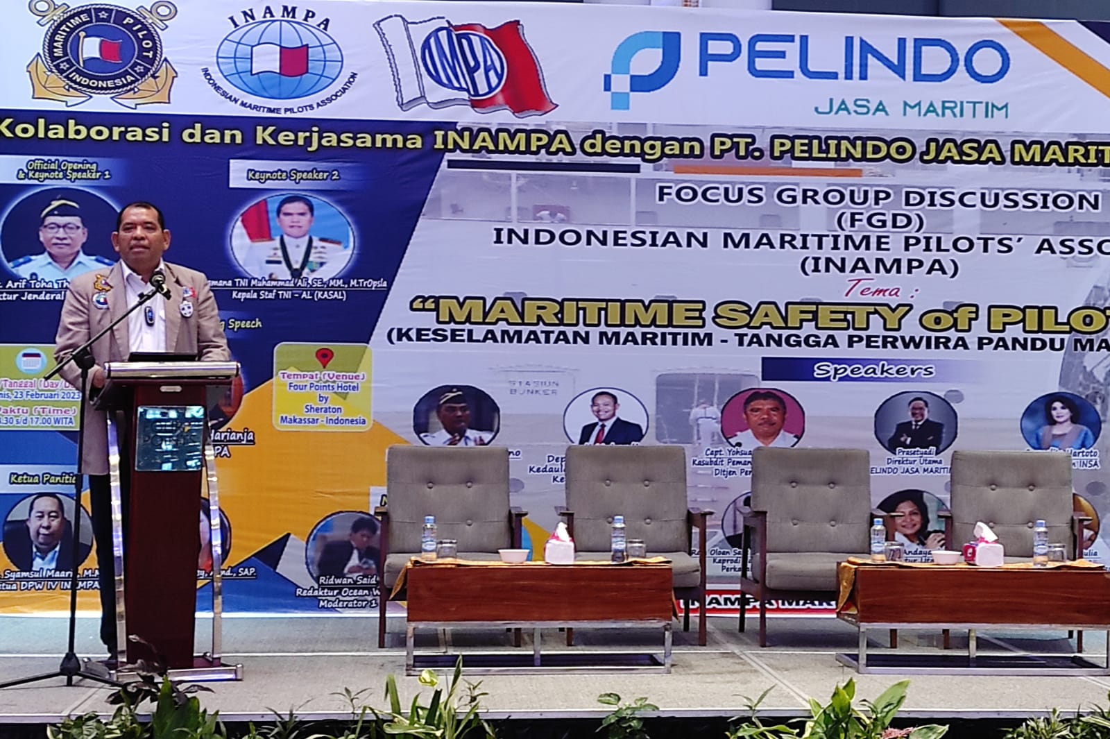 FGD INAMPA di Makassar, Stakeholder Kemaritiman Kompak Dorong Keselamatan & Keamanan Maritim