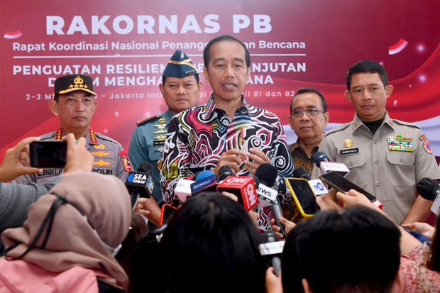 Jokowi Dorong Daerah Siapkan Anggaran Penanganan Bencana