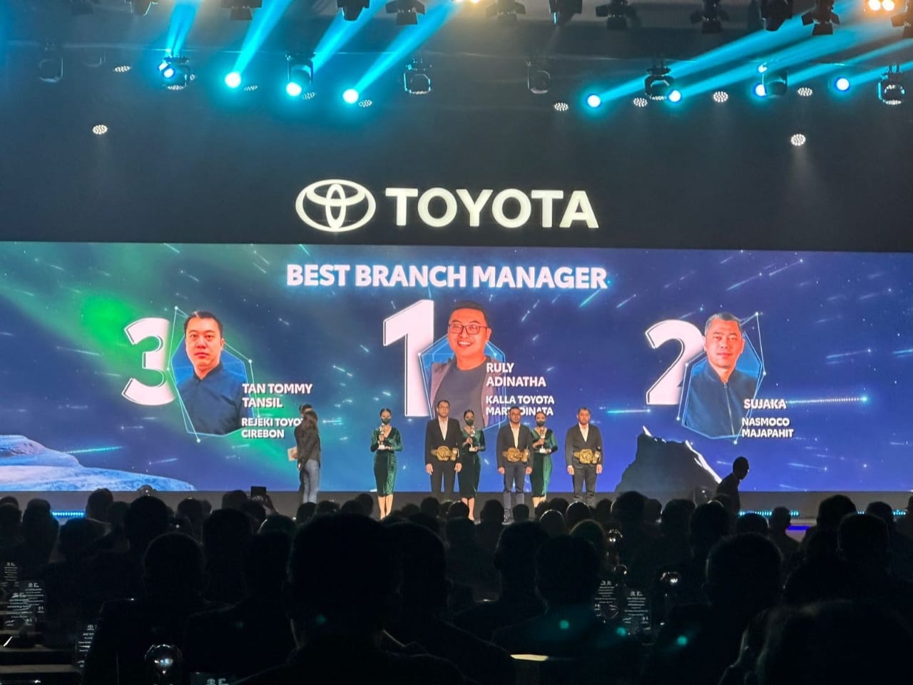 Kalla Toyota Ukir Prestasi Membanggakan pada Toyota Dealer Convention 2023