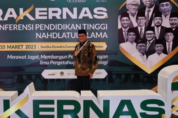 Prof Husain Syam Hadiri Rakernas LPTNU di Medan