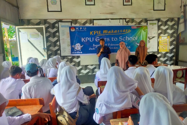 KPU Makassar Ajak Pemilih Pemula Tak Sia-siakan Hak Suara di Pemilu 2024
