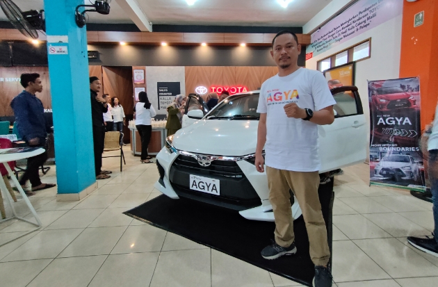 All New Agya Mengaspal di Lutim, Kalla Toyota Tawarkan Promo Spesial Ramadan
