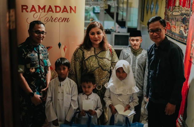 QNET & Perwira Siswa Sesko TNI 2023 Hadirkan Keceriaan Ramadan di Panti Asuhan