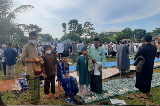 PD Muhammadiyah Pangkep Gelar Salat Idul Fitri 1444 H di Lapangan Pusdam
