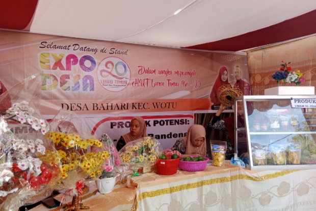 Stand Expo Desa Bahari Jual Minyak VCO, Berkhasiat Jaga Kondisi Jantung