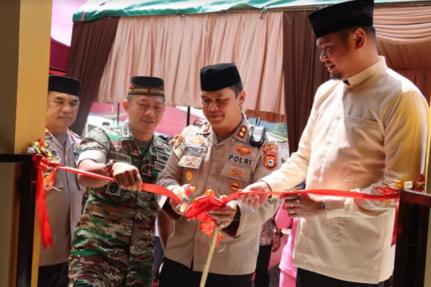 Bupati Gowa Resmikan Masjid Al-Kautsar di Polsek Tombolopao