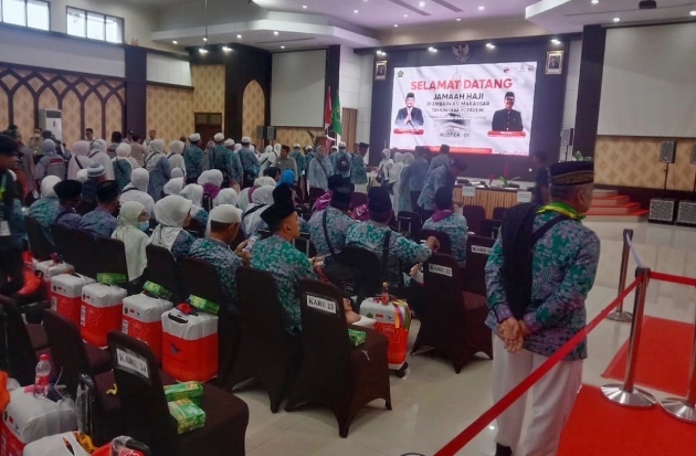 Banyak Lansia, Acara Seremoni Penyambutan CJH di Asrama Haji Ditiadakan