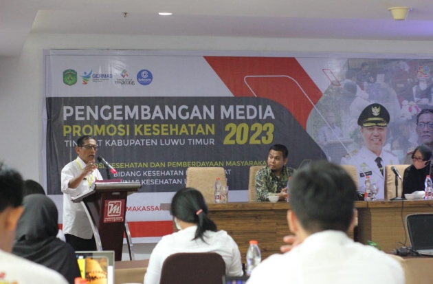 Pemkab Lutim Gelar Pelatihan Pengembangan Media Promosi Kesehatan