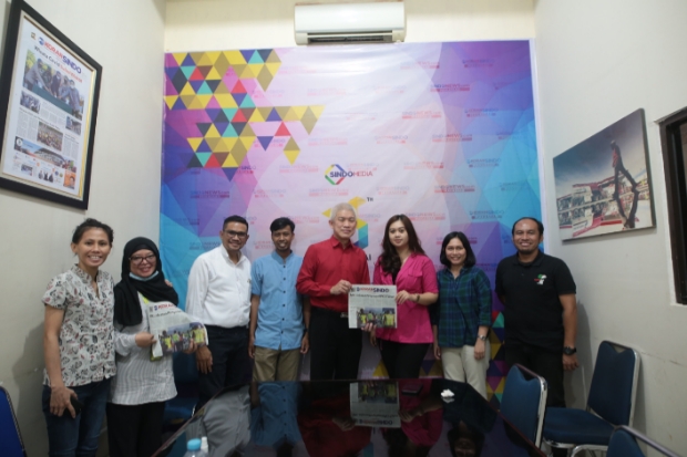 Manajemen GMTD Berkunjung ke Koran SINDO Makassar, Perkenalkan COO Baru
