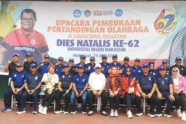 Rektor UNM Pimpin Langsung Launching Dies Natalis UNM ke-62