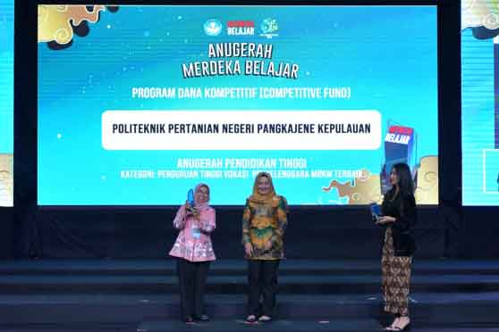 Raih Anugerah Pendidikan Tinggi, Polipangkep  Kampus MBKM Terbaik se-Indonesia