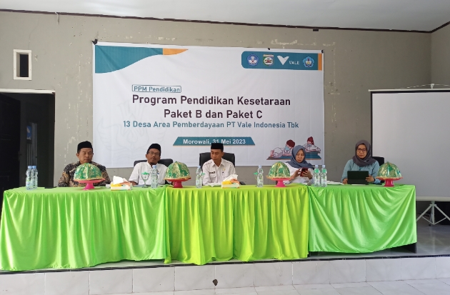 PT Vale Luncurkan Program Pendidikan Kesetaraan di Blok Morowali