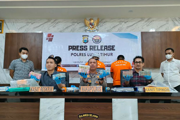 Polres Luwu Timur Tetapkan 3 Tersangka Kasus Korupsi PDAM