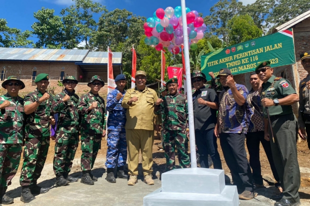 Program TMMD ke 116 Selesai, TNI Buka Akses Jalan Sepanjang 4.150 Meter