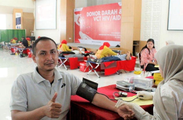 Pertamina Sulawesi Gelar Donor Darah dan VCT HIV/AIDS