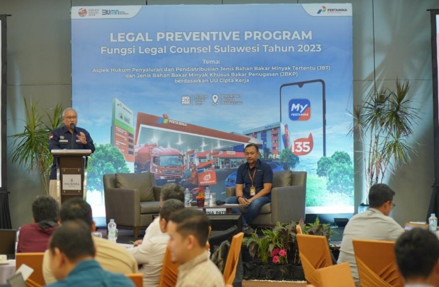 Pertamina Sulawesi Gelar Legal Preventif Program: Upaya Edukasi Aspek Hukum Penyaluran JBT & JBKP