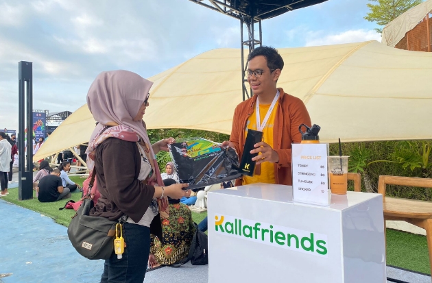 Lebih Mudah Transaksi Kuliner dengan Superapp Kallafriends di Pekan Olahraga Nipah