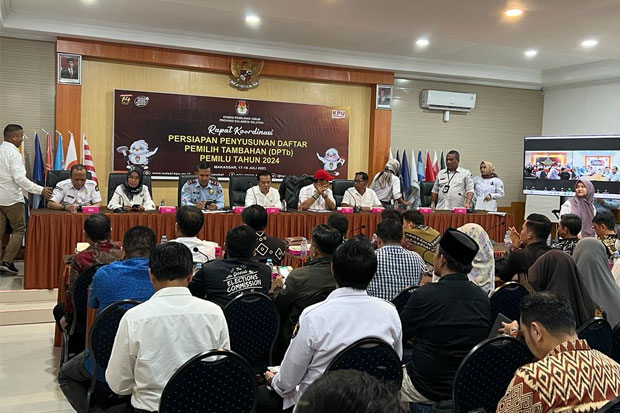KPU Sulsel Hadirkan Kepala Imigrasi Makassar di Rakor Penyusuan DPTb Pemilu 2024