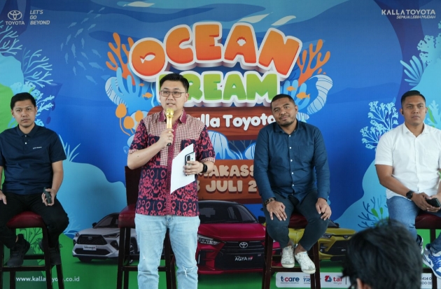 Public Display Kalla Toyota 'Ocean Dream' Tawarkan Promo Spesial DP Mulai Rp14 Juta