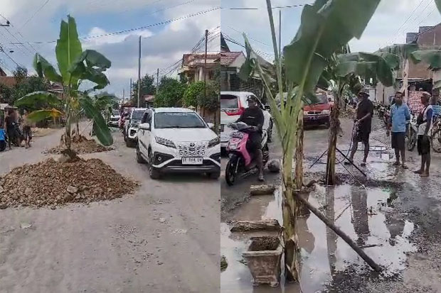 Pimpinan DPRD Sulsel Sarankan Jalan Sehat Anti Mager Lewati Jalan Rusak Sidrap-Soppeng