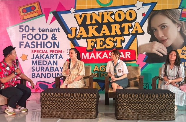 Shandy Aulia Meriahkan Vinkoo Jakarta Fest di Makassar, Diikuti 50 Tenant Food & Fashion