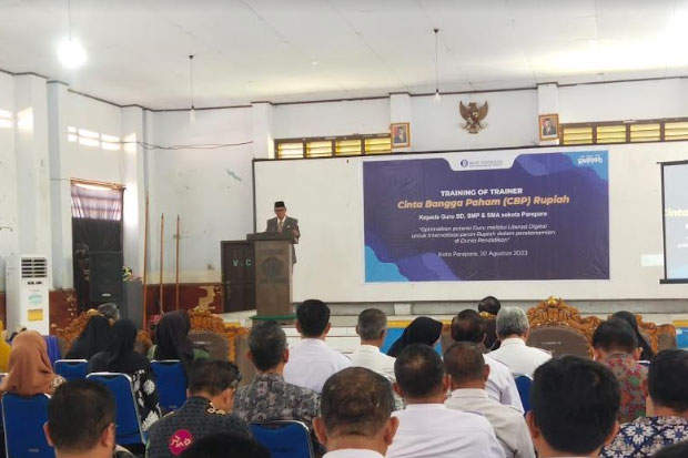 Puluhan Guru di Parepare Ikut ToT CBP Rupiah Bank Indonesia