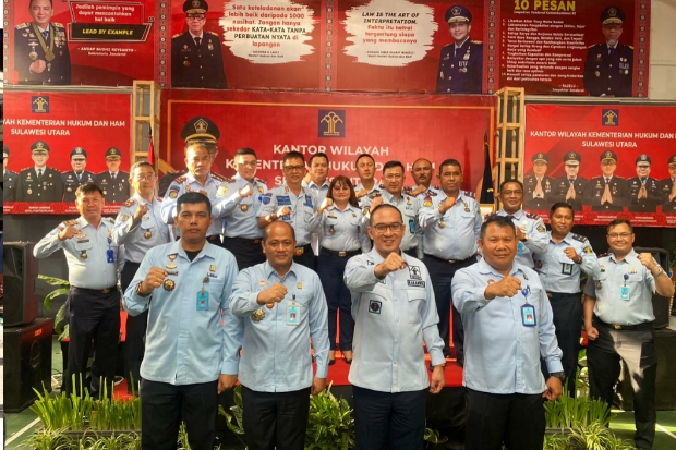 Kemenkumham Sulut Rapat Persiapan Jelang Peringan Hari Kemenkumham